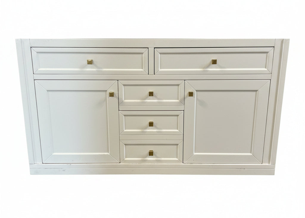 Bathroom Cabinet, 2 Doors 5 Drawers, TRP