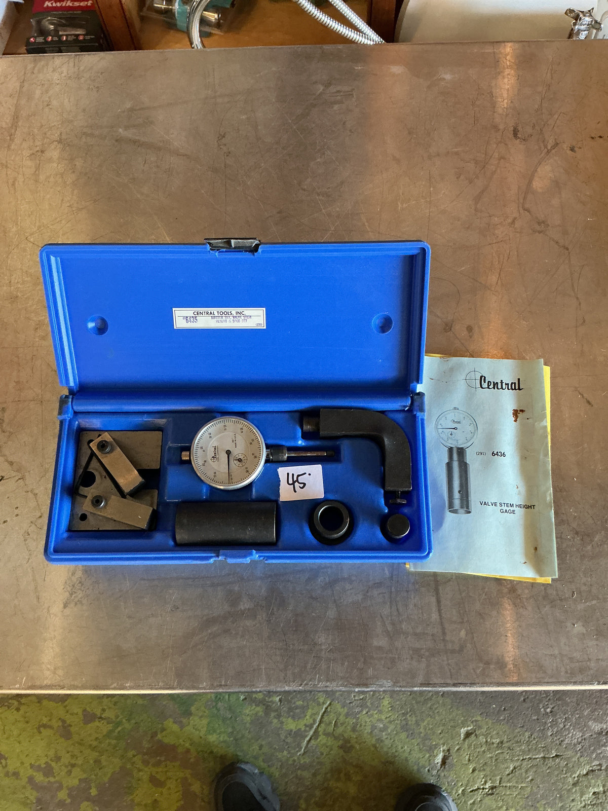 Central Tool, Valve Stem Set, TRP