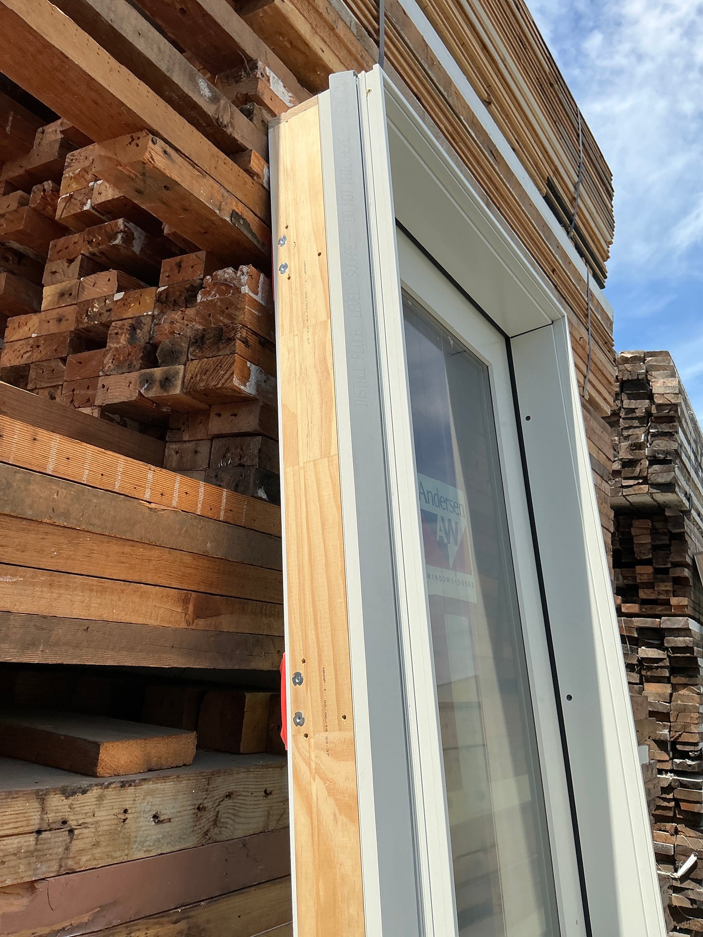 Door, exterior, Left Swing White ARG