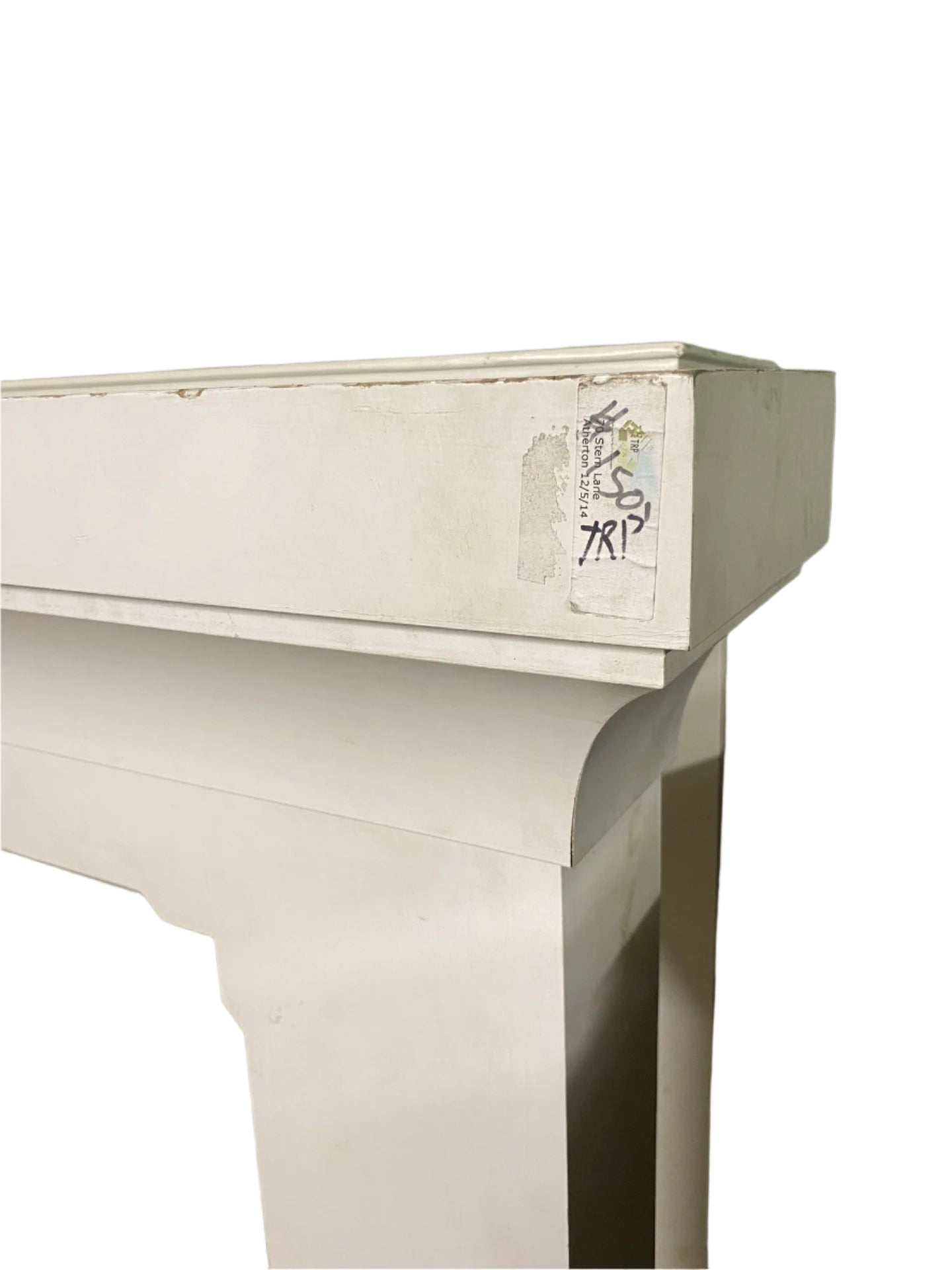 Fireplace Mantle White TRP