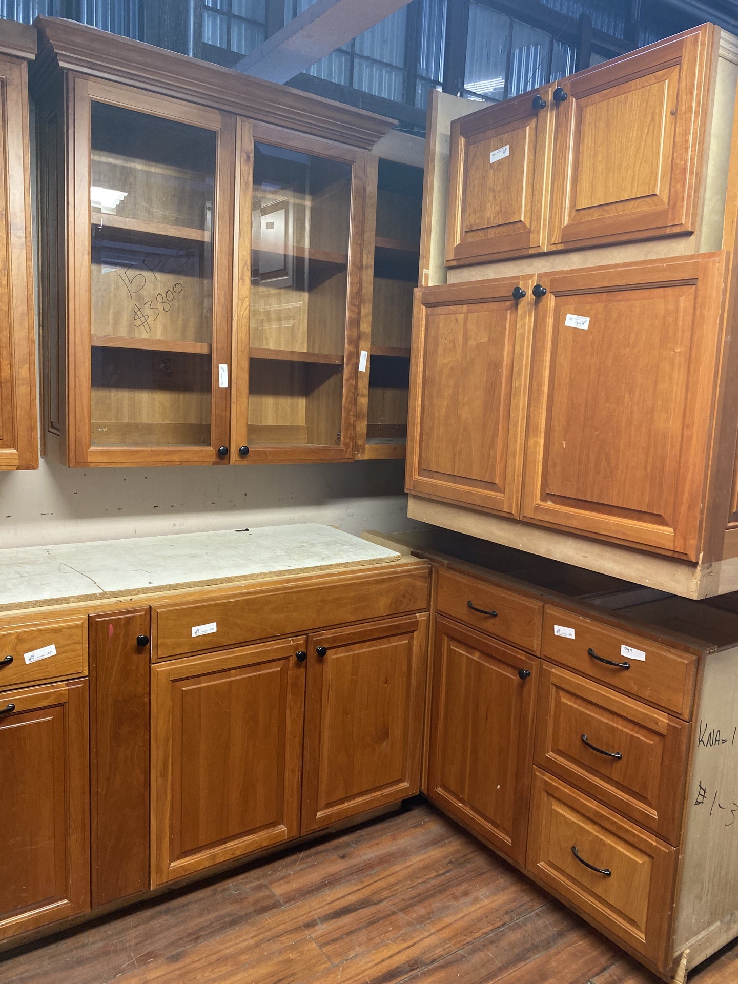 Brown Cabinet Set BY4