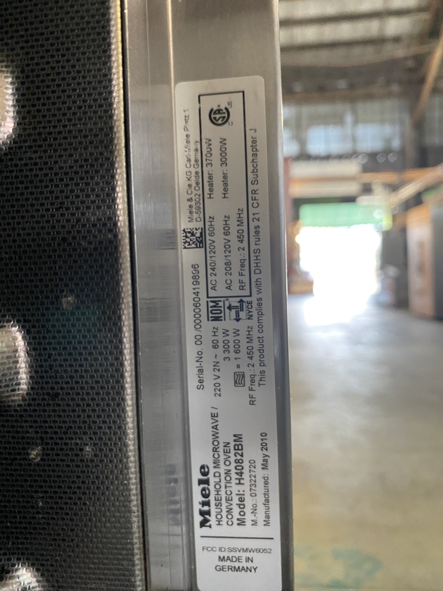 Miele Microwave TRP