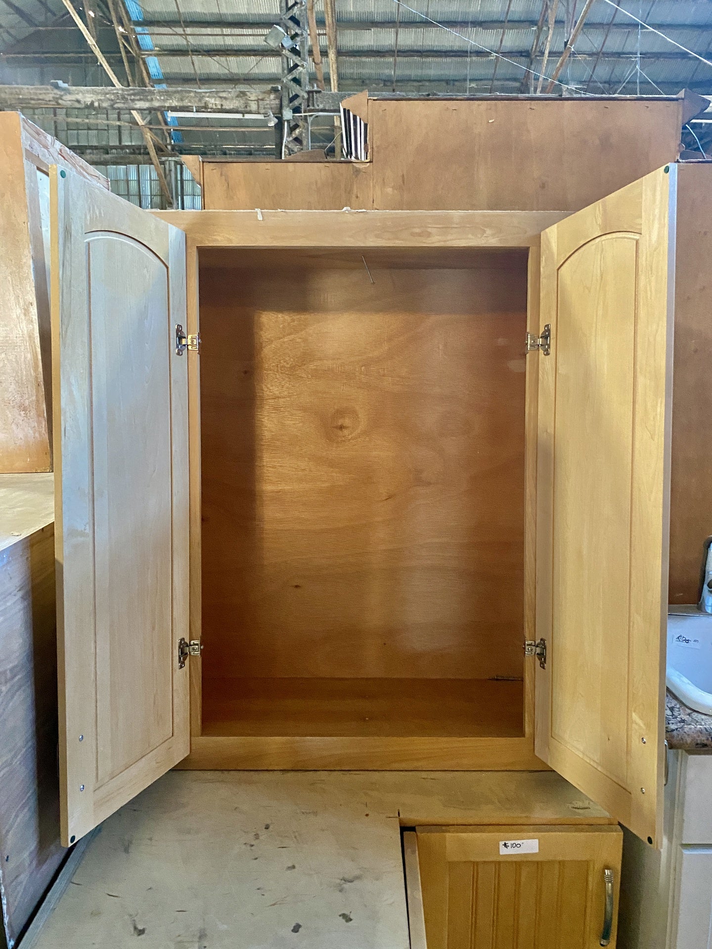 Light Brown Top Cabinet BV3