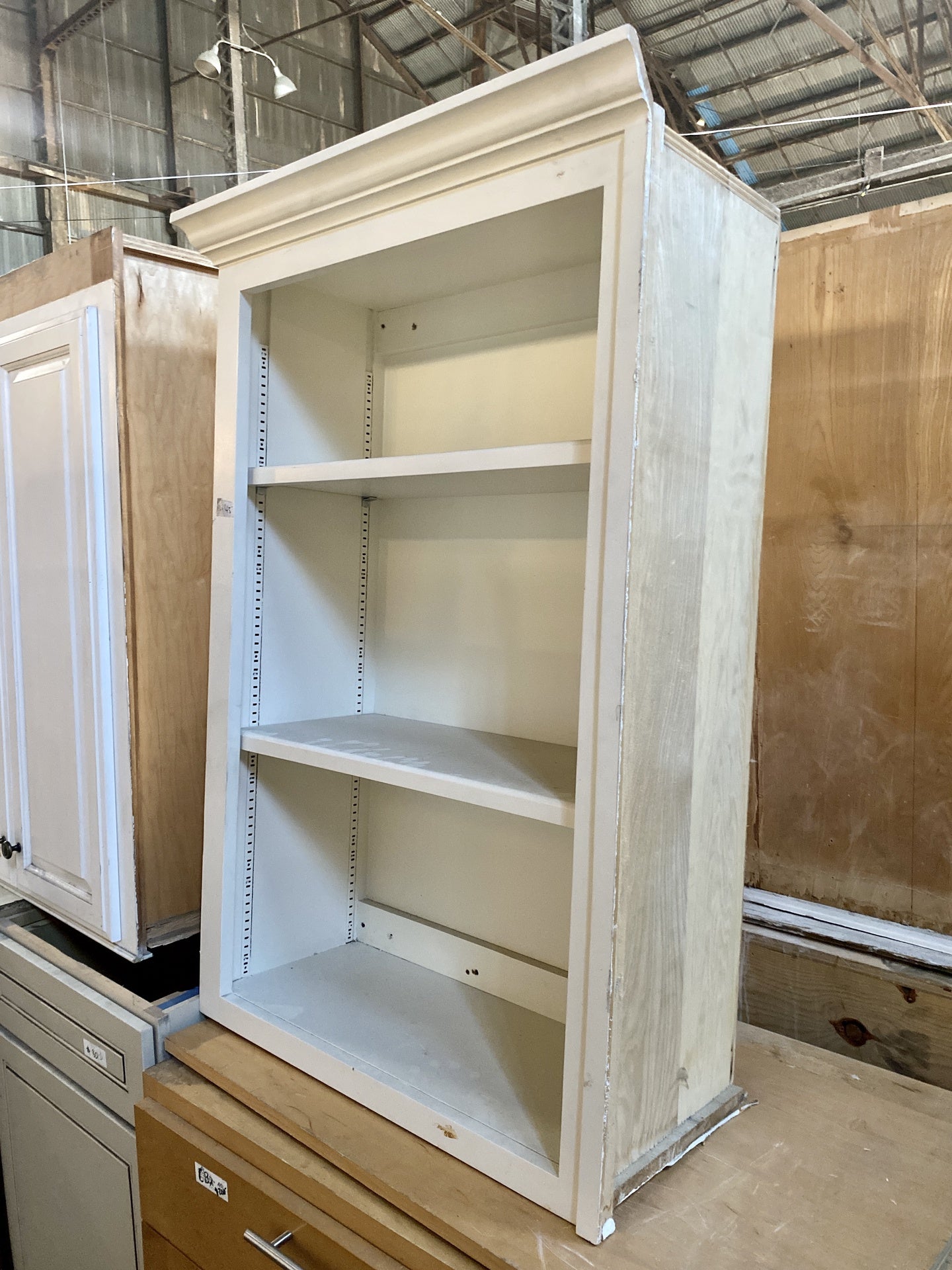 White Open Top Cabinet TRP
