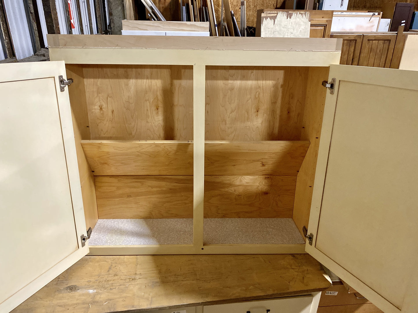 Yellow 2 Door Cabinet BZ8