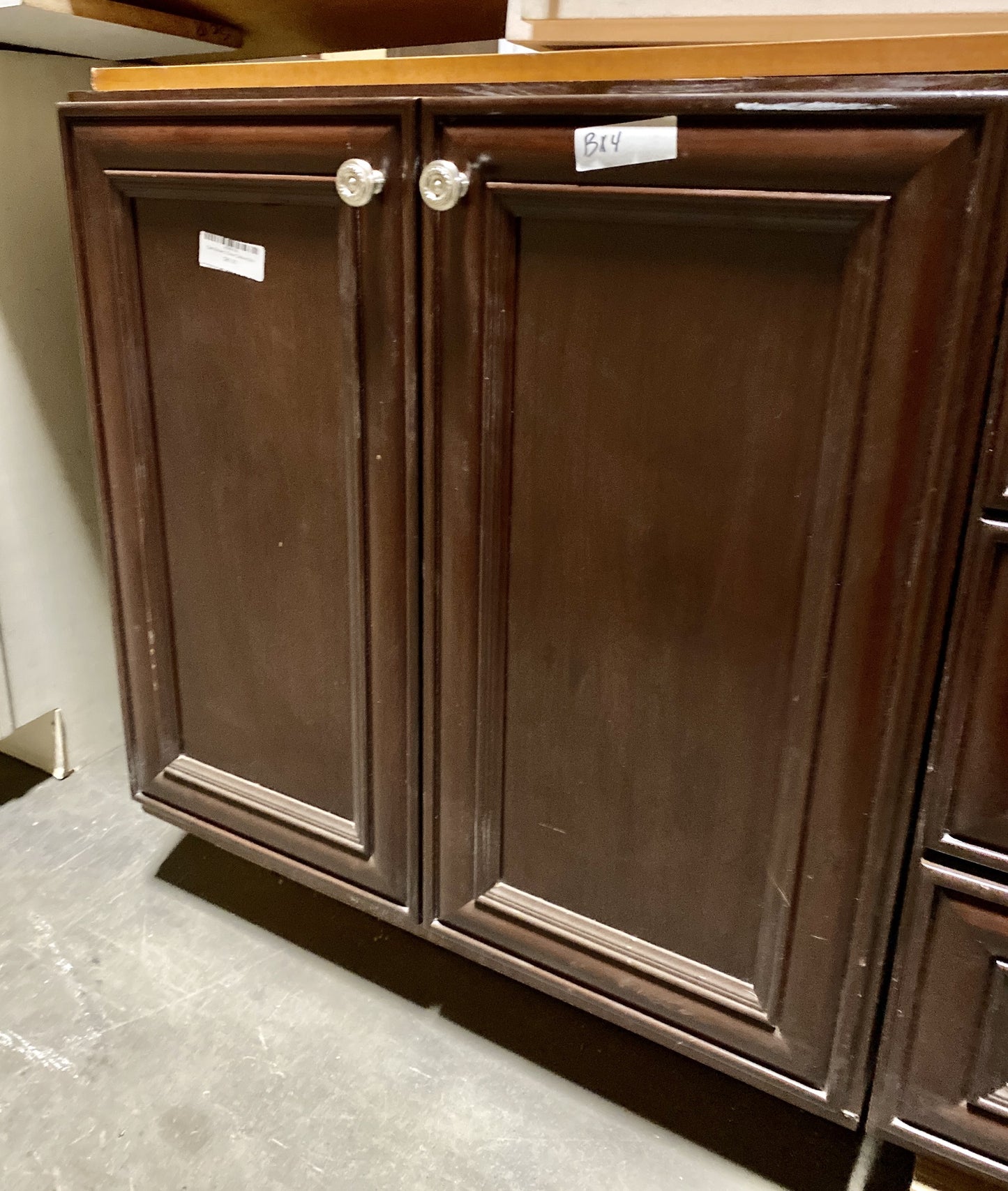 Dark Brown 2 Door Cabinet BX4