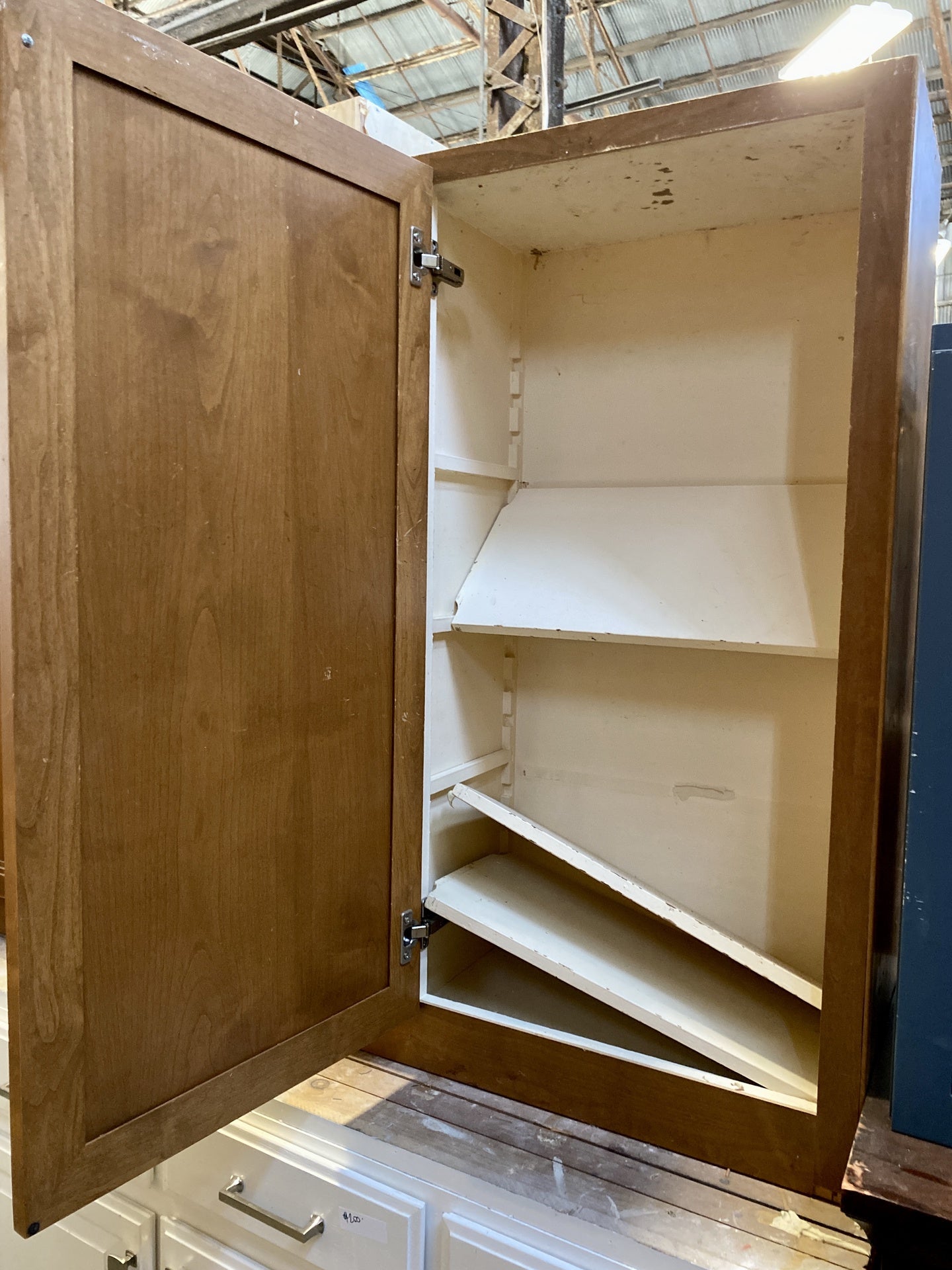 Brown L Shaped Cabinet BT3