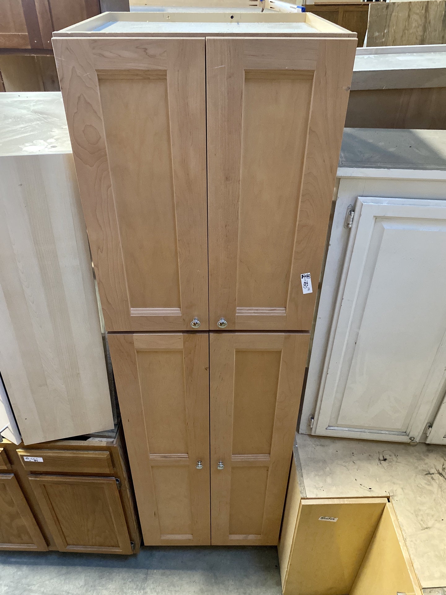 Tall Wooden 4 Door Cabinet CE8