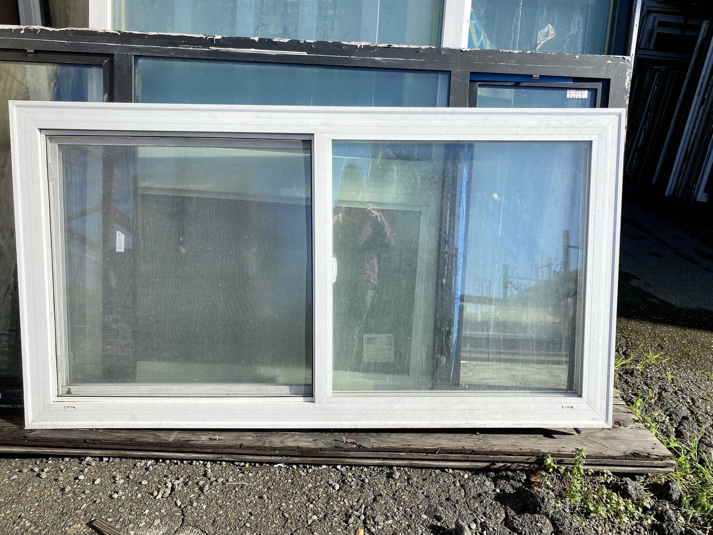 White Vinyl 2 Panel Sliding Window TRP