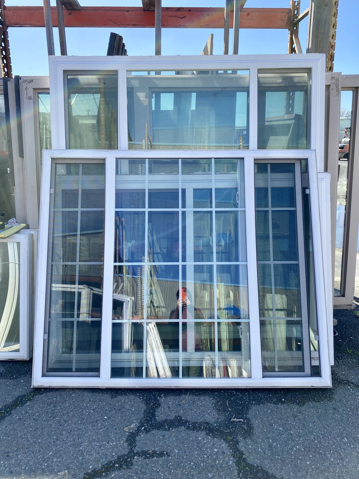White Vinyl Sliding Window CH4