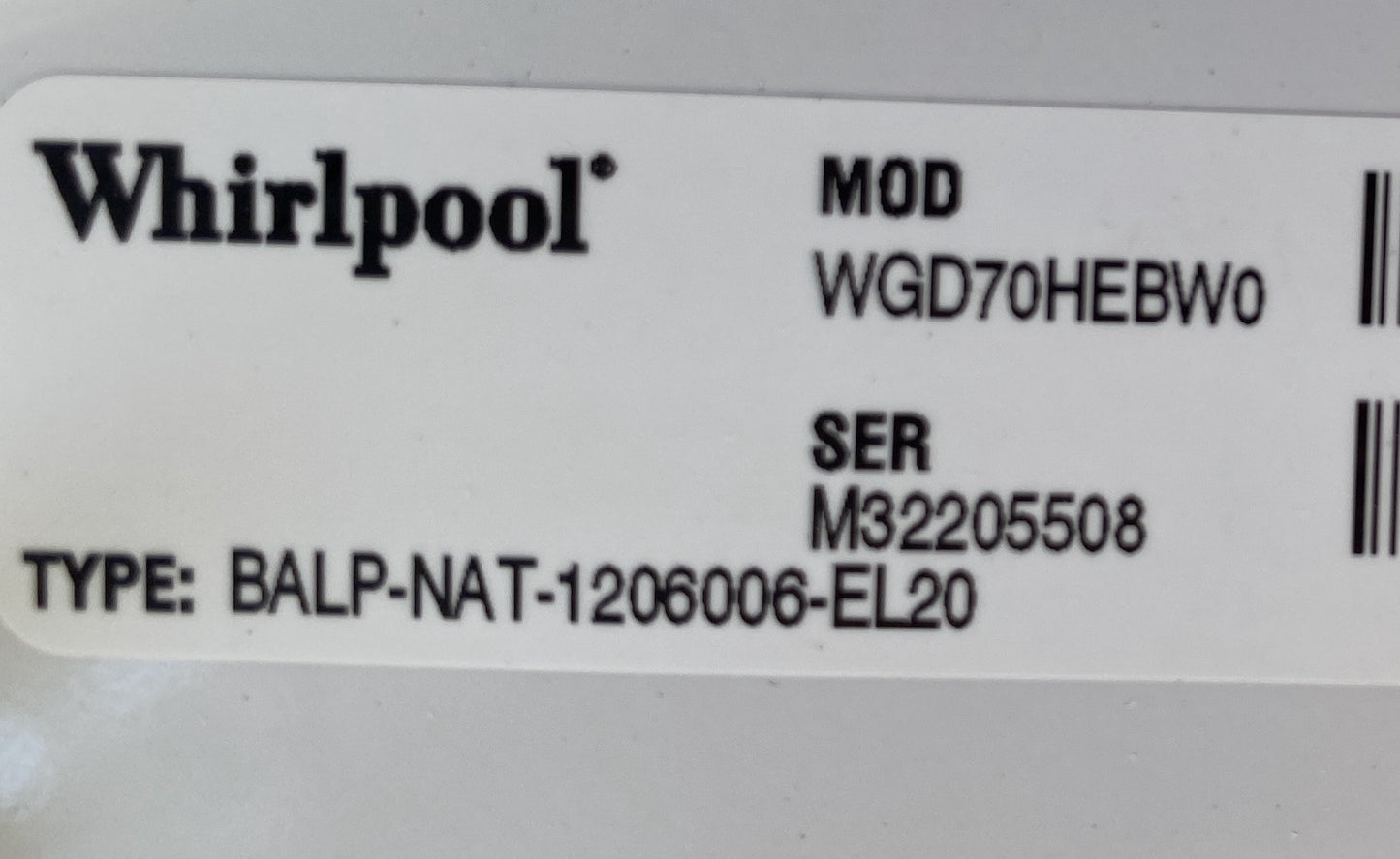 Whirlpool Duet HE Set TRP