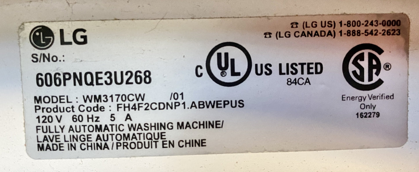 LG Direct Drive Washer Dryer Set TRP