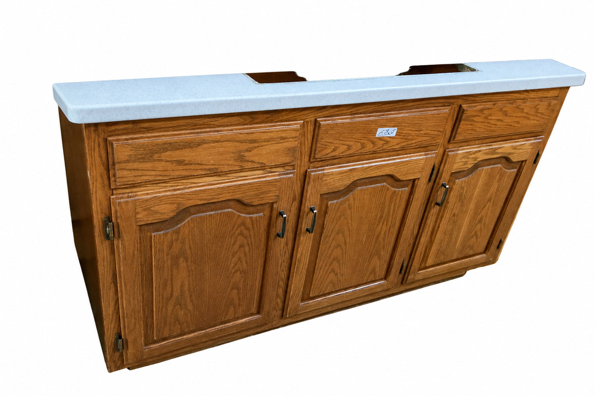 Cabinet · Kitchen Base · Oak · Sink Opening · 60×37×24 · CY8