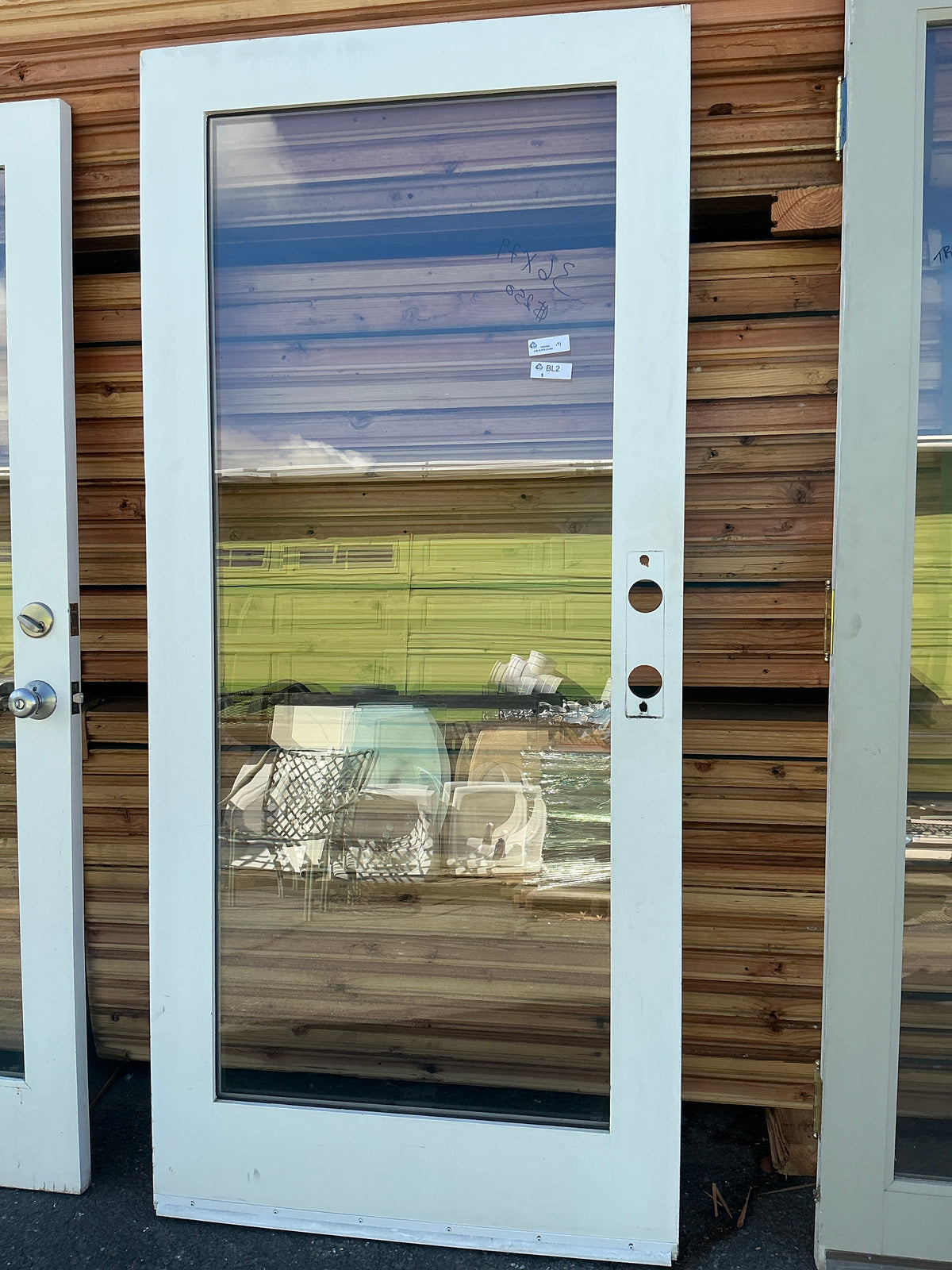 Exterior door, 1 Panel Glass, BL2