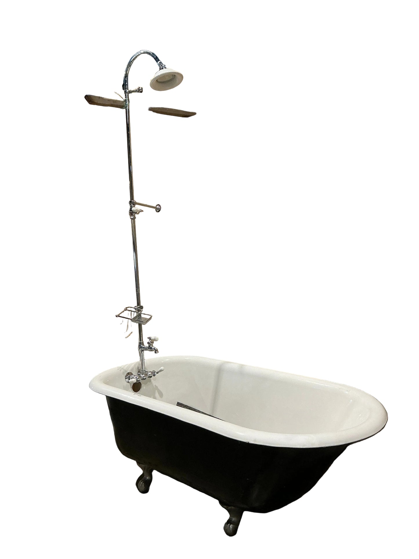 Bathtub, claw foot, cast iron, TRP