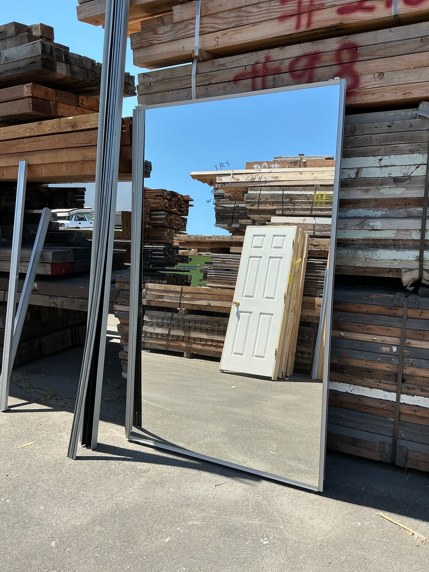 Door, sliding mirror closet, TRP
