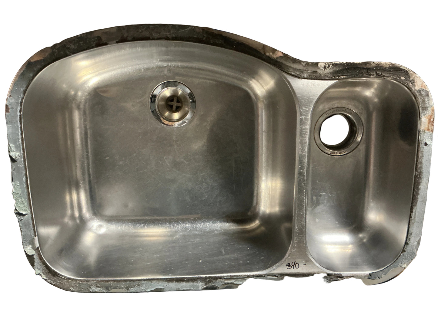 Kitchen sink stainless steel double TRP