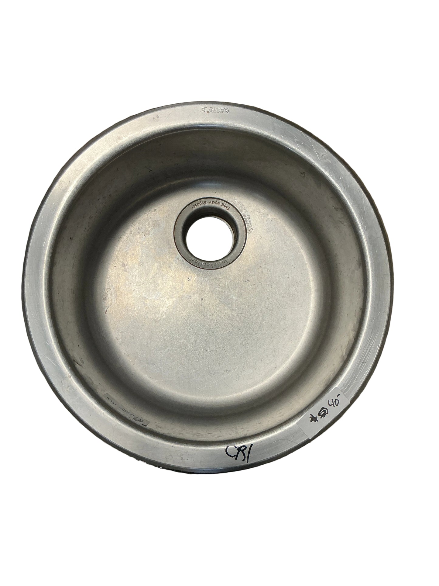 Kitchen Sink Round Stainless Steel CR1