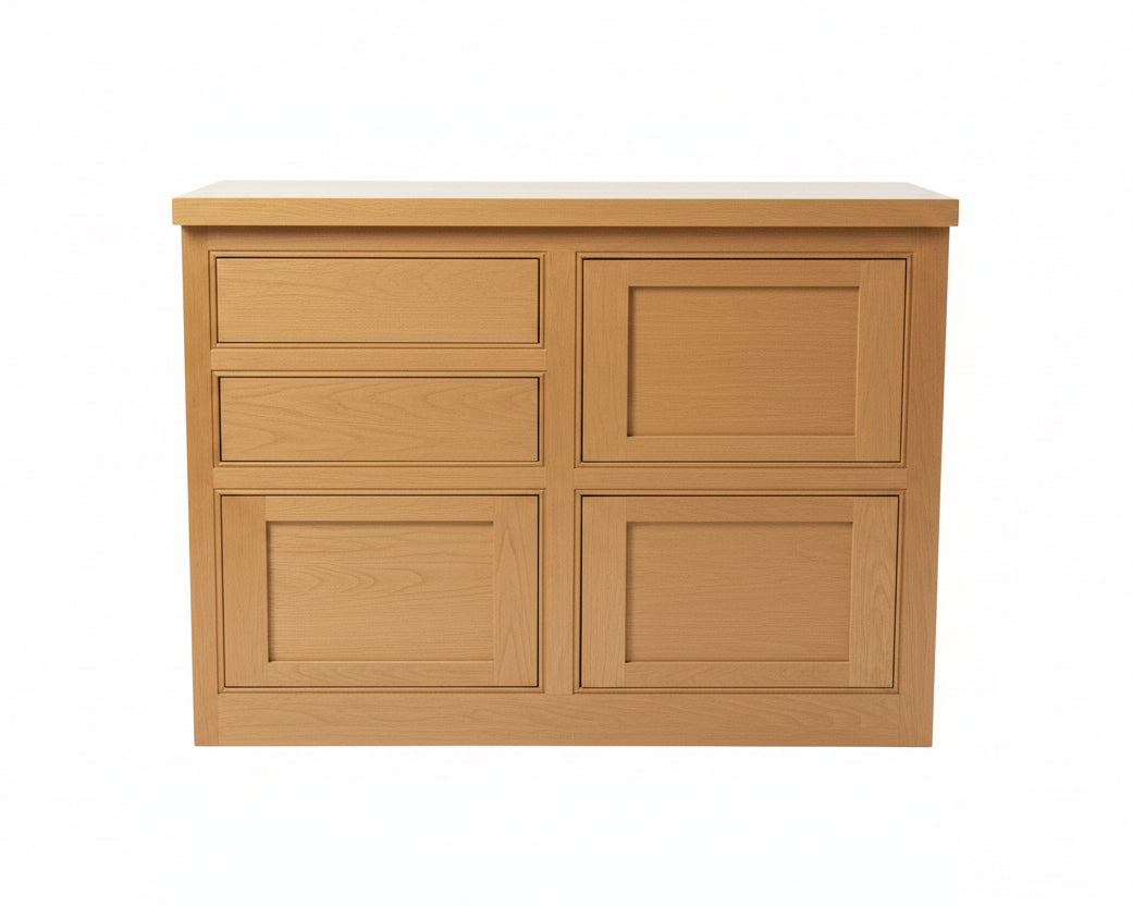 Kitchen Cabinet, Base, 5 drawers, TRP