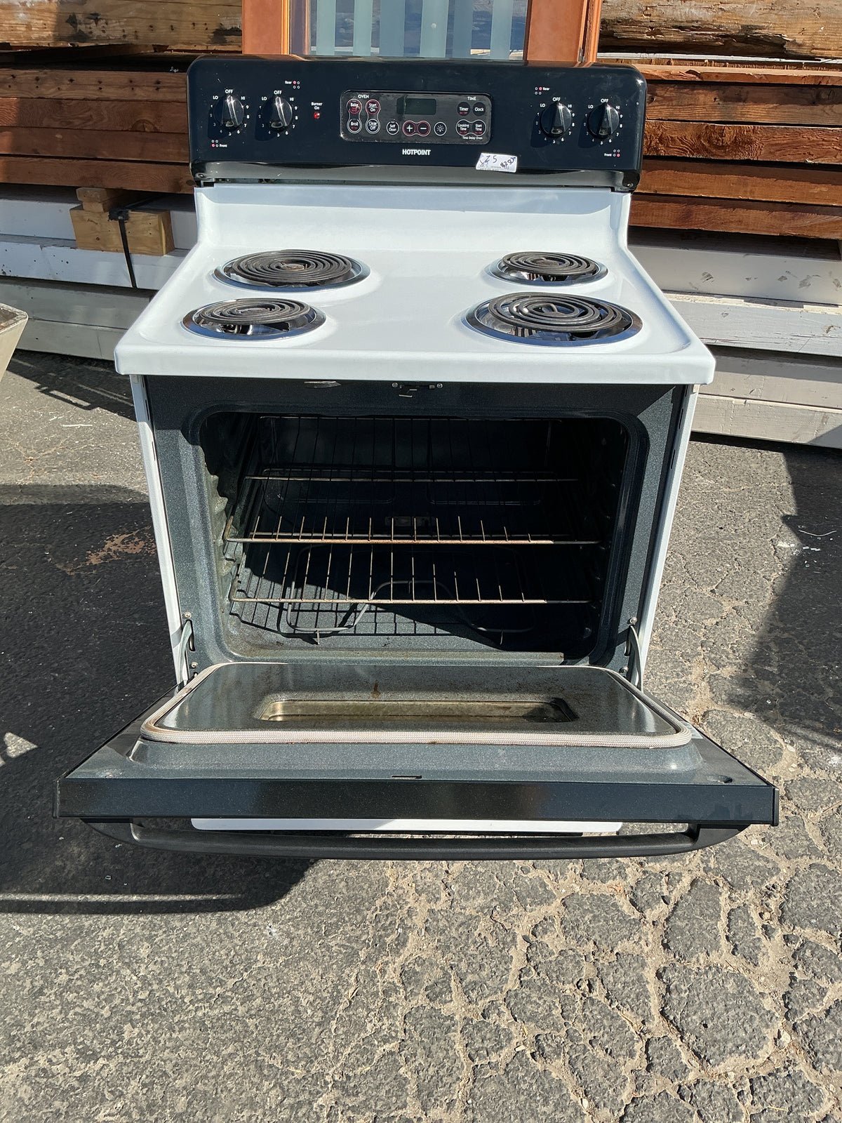Stove, Hotpoint, Electric, CZ5