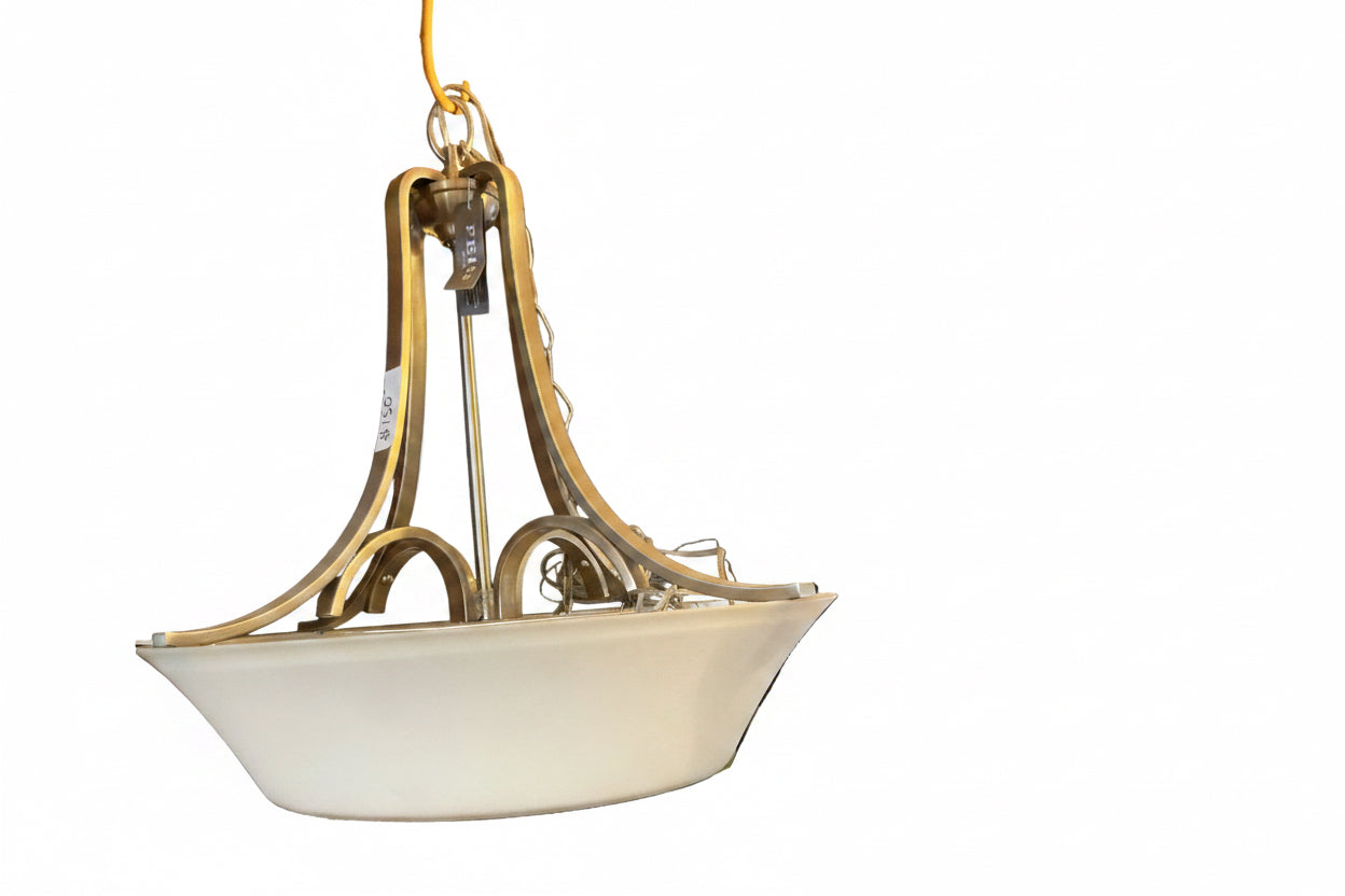 Large Frosted Glass Pendant Light – Sophisticated & Stylish