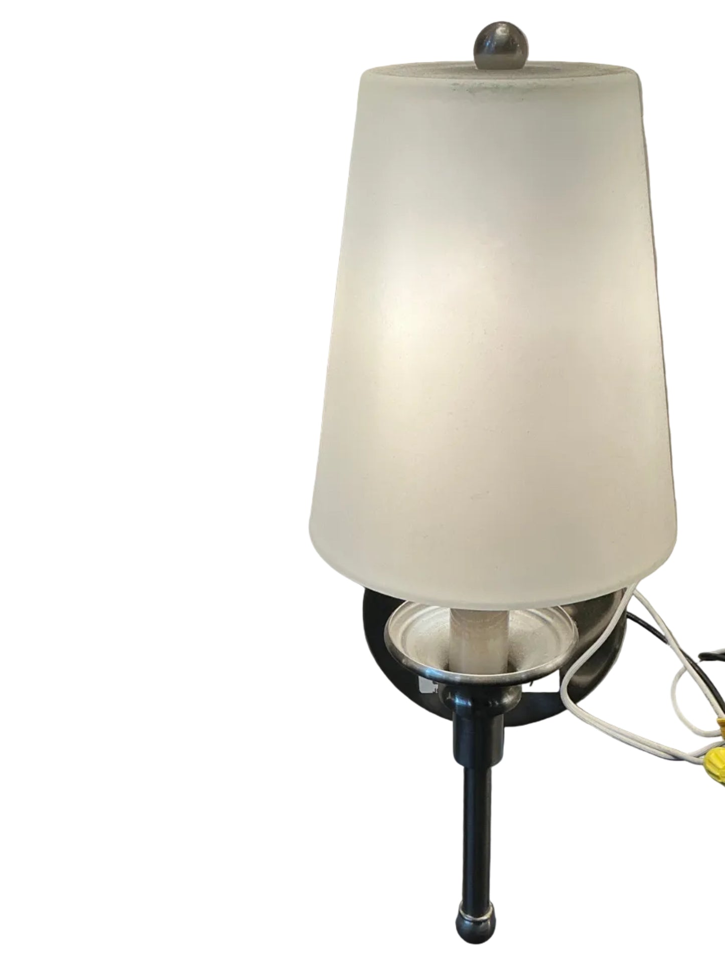 Silver white wall sconce, CU7