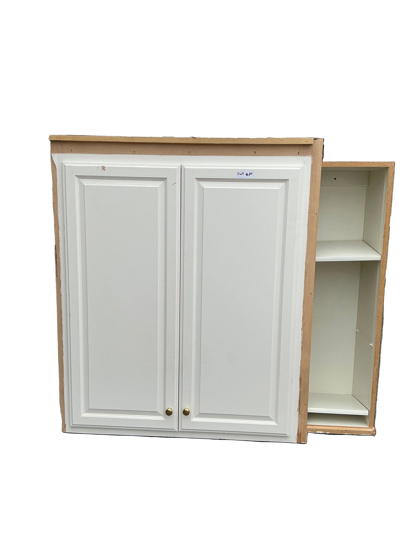 Cabinet, kitchen upper corner, CW7