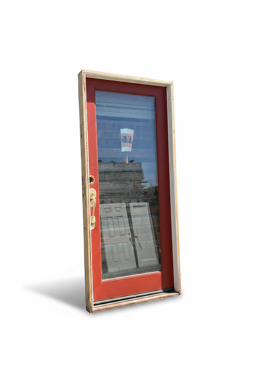 Door, exterior, glass, dual pane, CW5