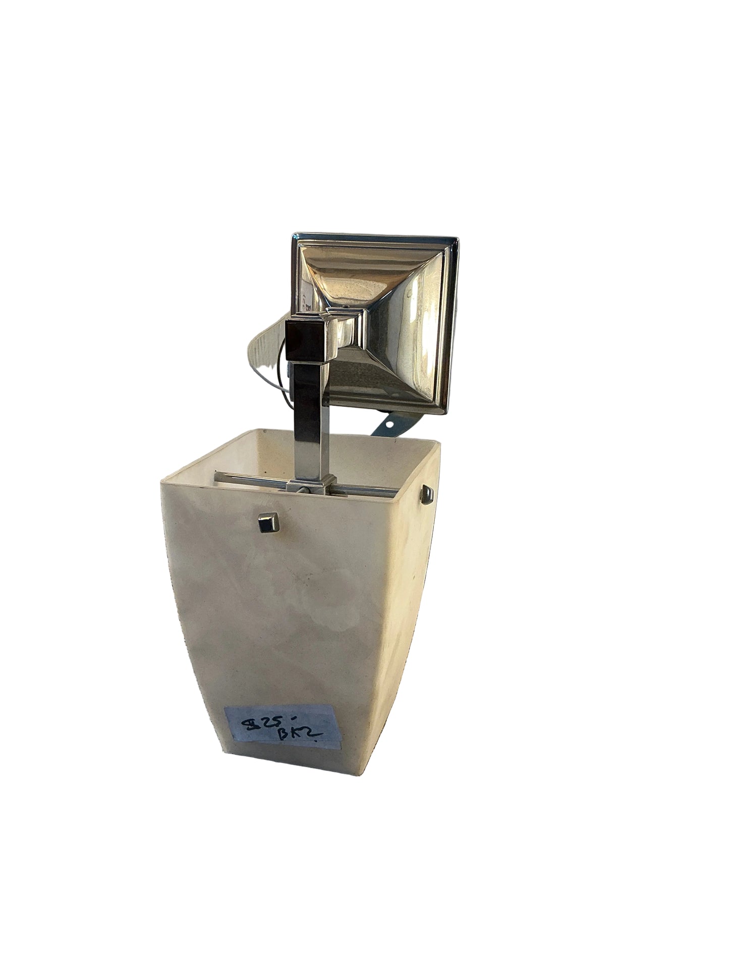 Silver wall sconce, BK2