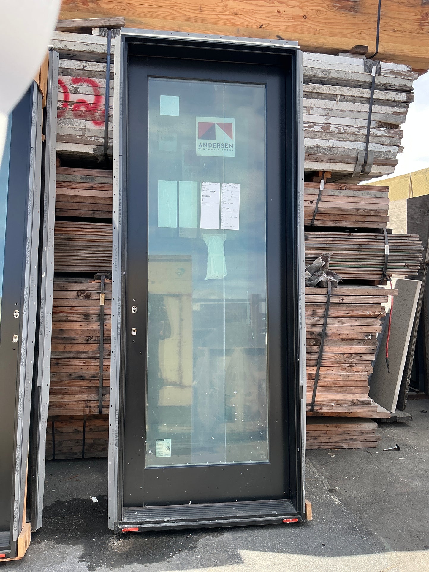 Door, exterior, Right Swing Black ARG