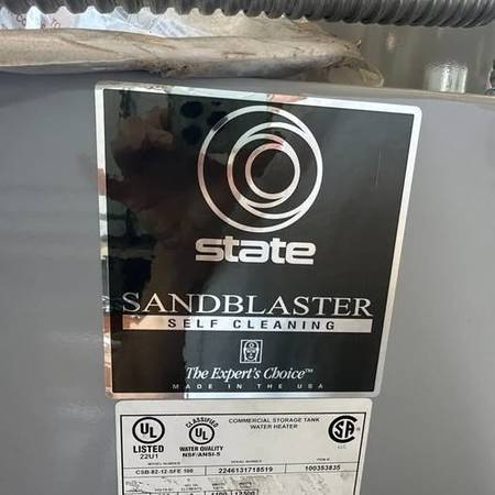 Sandblaster Self Cleaning Water Heater