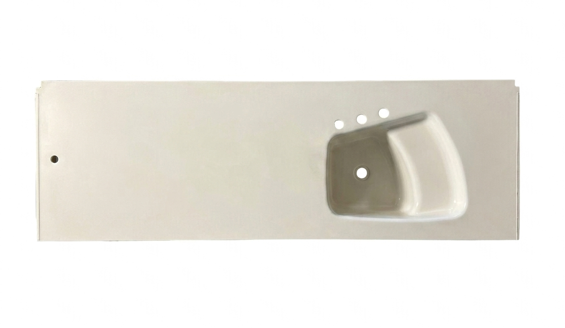 Kitchen Sink with corian countertop