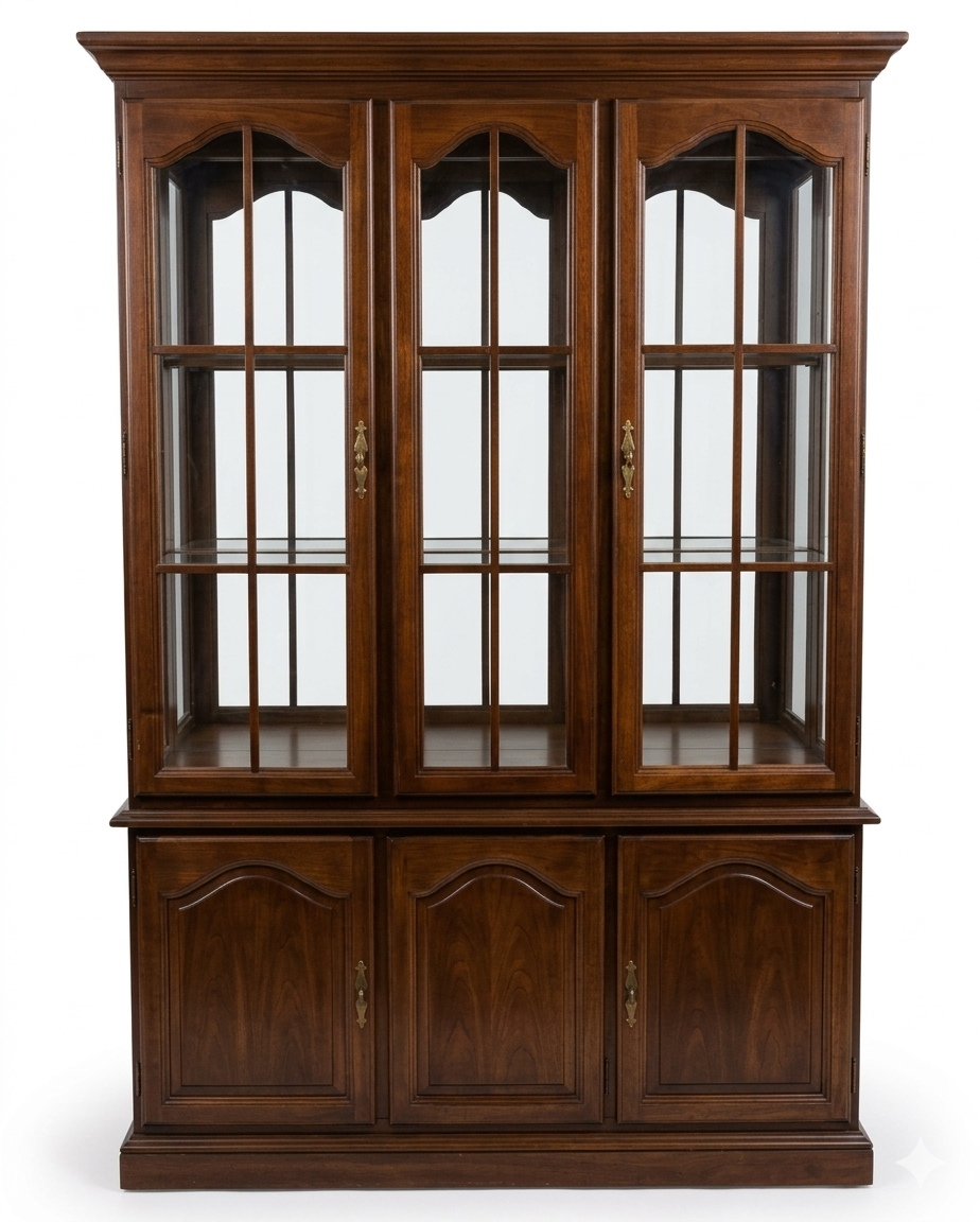 Glass Door Curio Display Cabinet