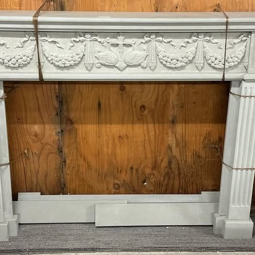 White Italian Mantel