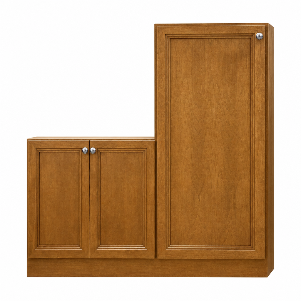 Brown L Shaped Cabinet BT3