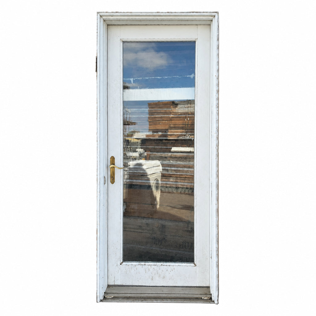 Door · Exterior · White · Glass · 32×80 · CW9