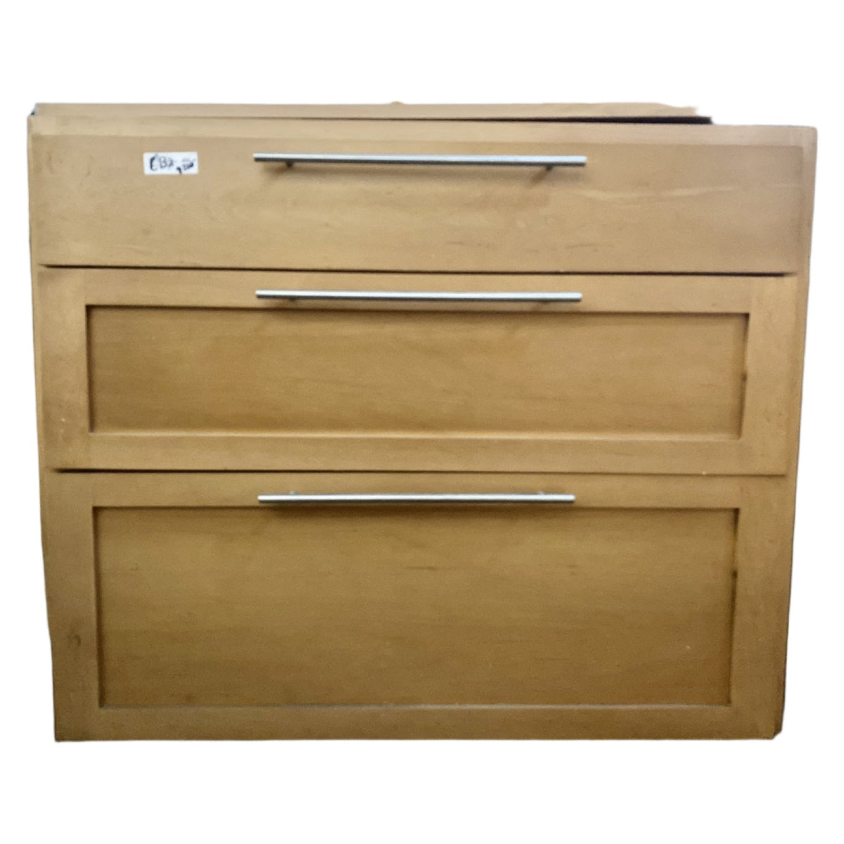 Light Brown 3 Drawer Bottom Cabinet CB7