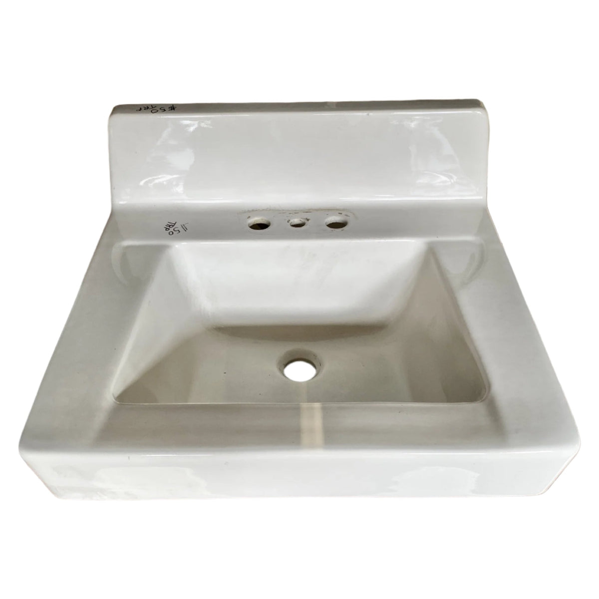 Square White Sink TRP