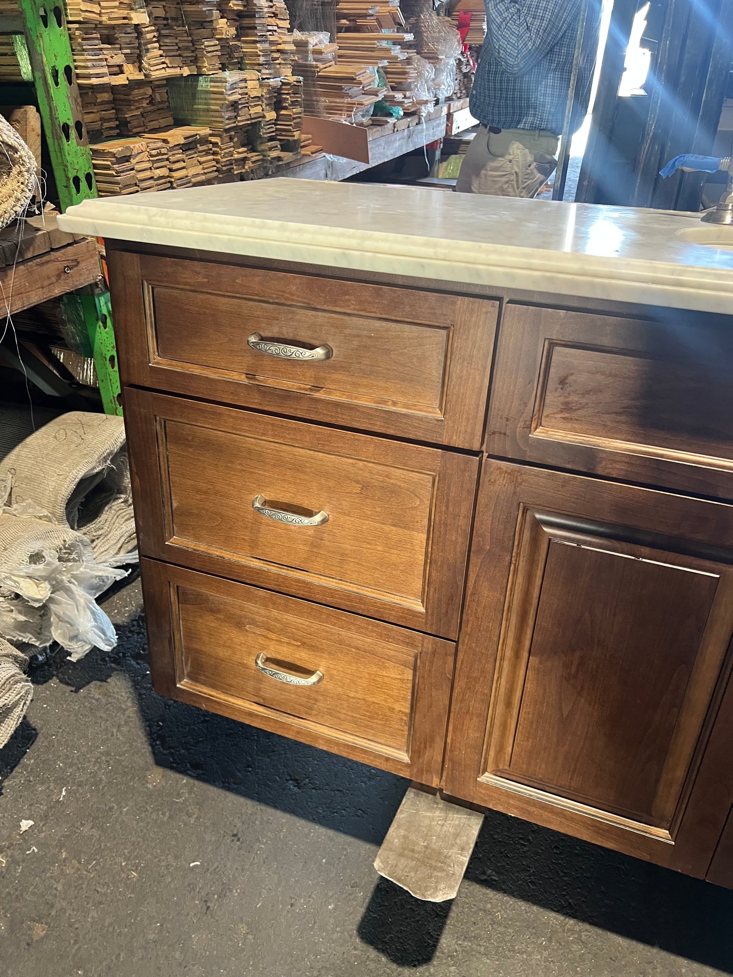 Bathroom vanity drawers and cabinet doors