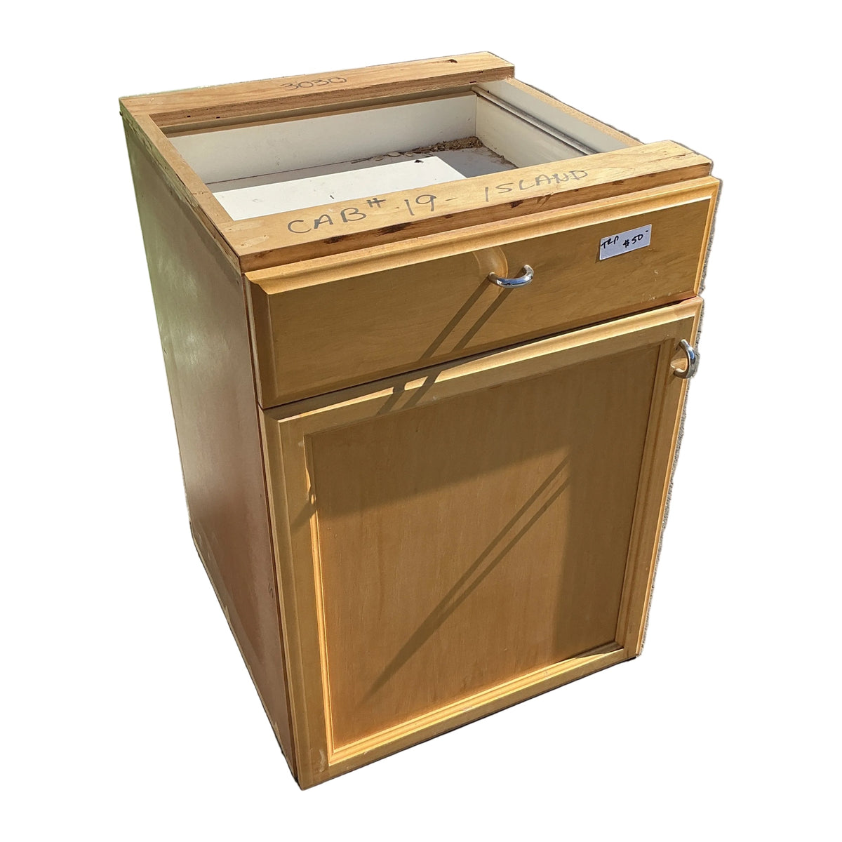 Kitchen base cabinet, 1-door 1-drawer, 22", TRP
