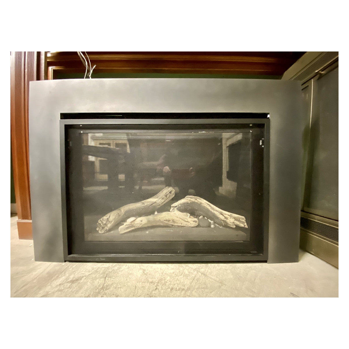 Gas Fireplace Black TRP