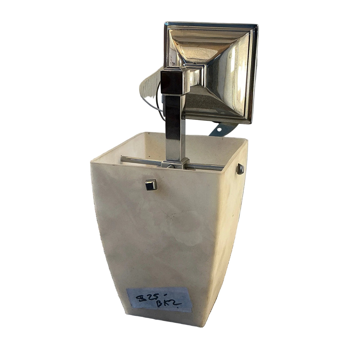 Silver wall sconce, BK2