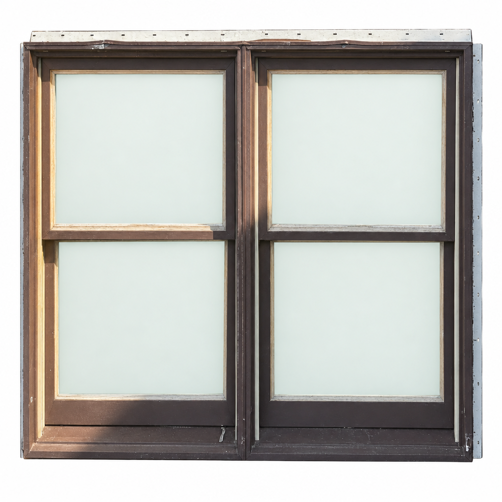 Window · Sliding · Brown · 2 Panel · 50×43 · TRP