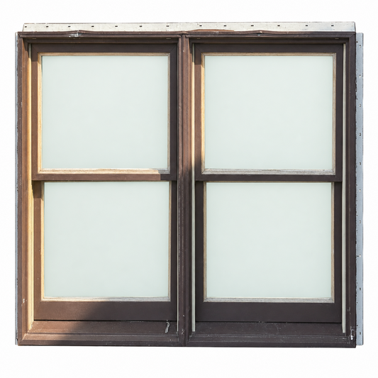 Window · Sliding · Brown · 2 Panel · 50×43 · TRP