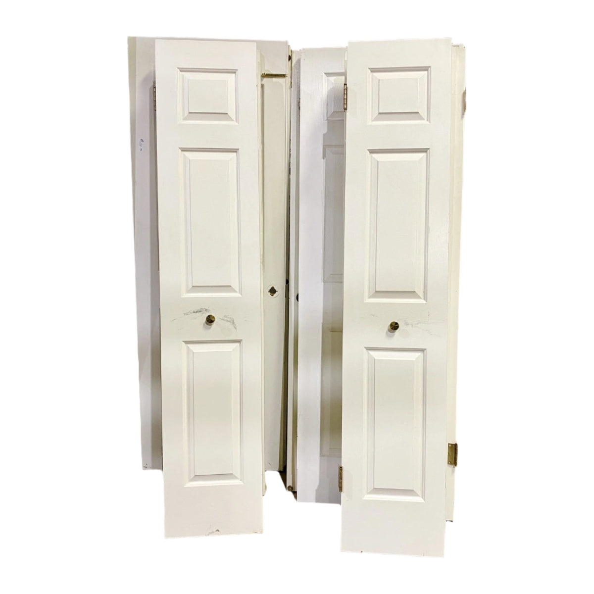 Folding Cream Paneled Door TRP