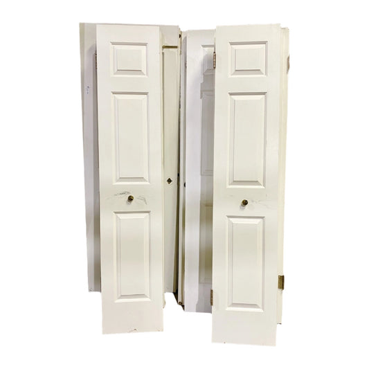 Folding Cream Paneled Door TRP