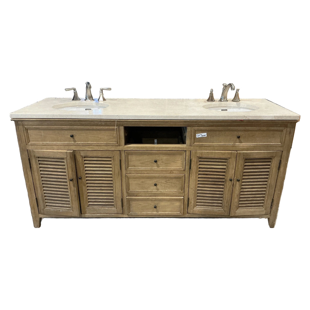 Bathroom vanity, double sink, CW6