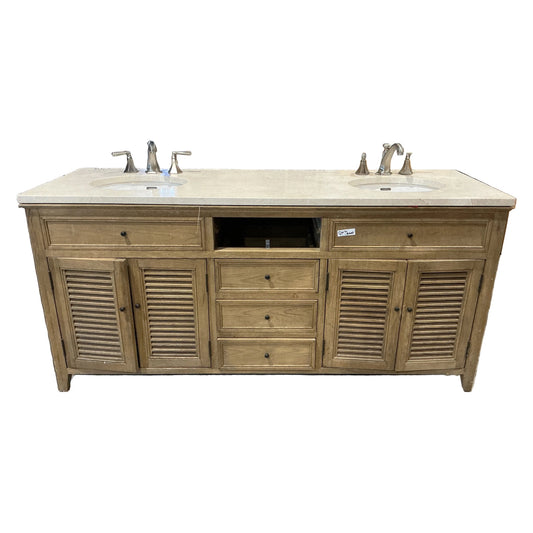Bathroom vanity, double sink, CW6