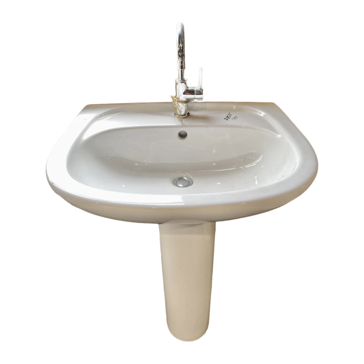Dorn Bracht Faucet Pedestal Sink TRP