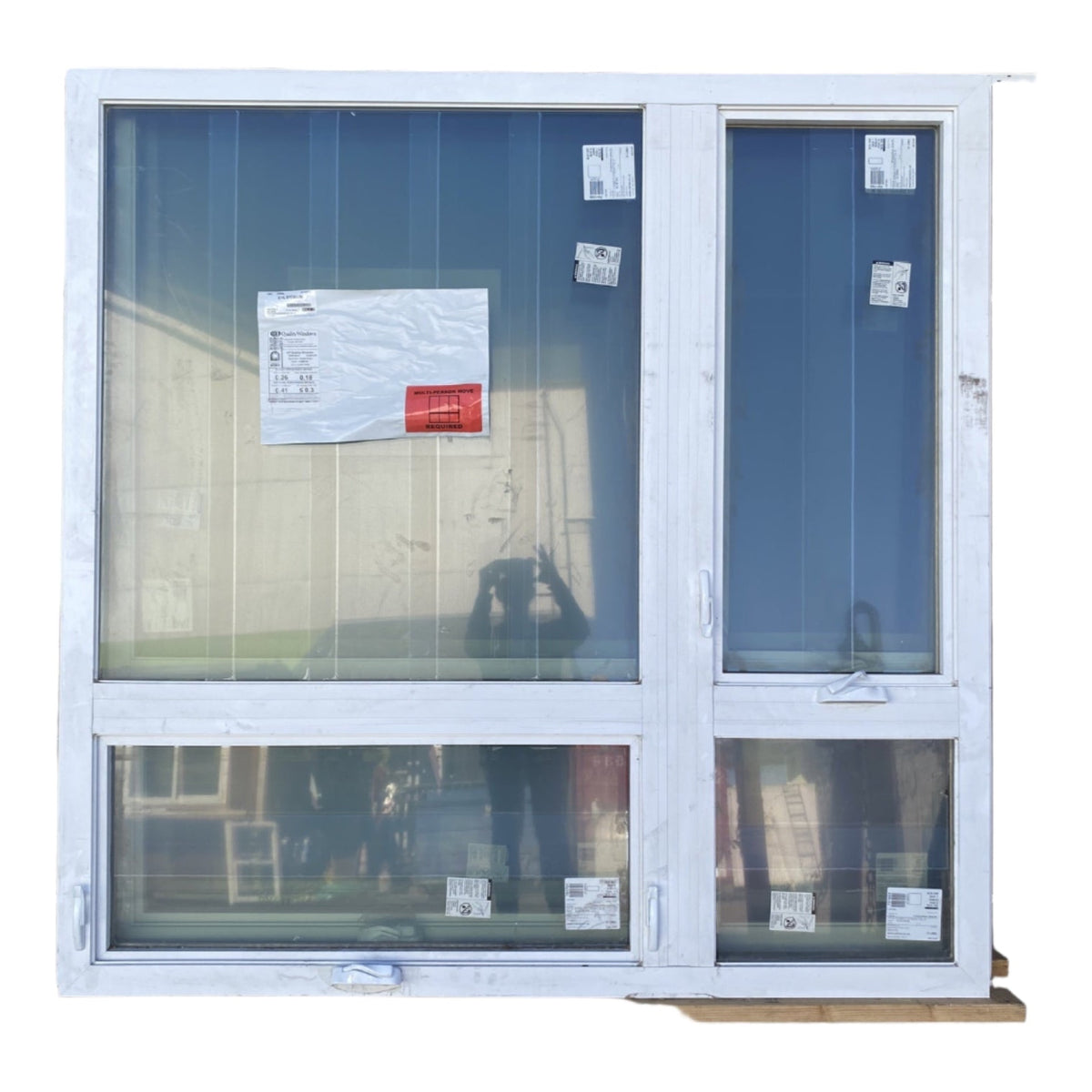 Window · VPI · Vinyl Casement · Black · New · 72×71 · TRP